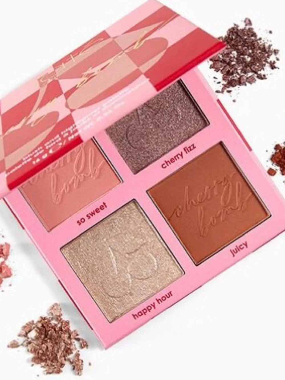 Ciaté Cherry Bomb Eyeshadow Palette - Pink & Red Tones